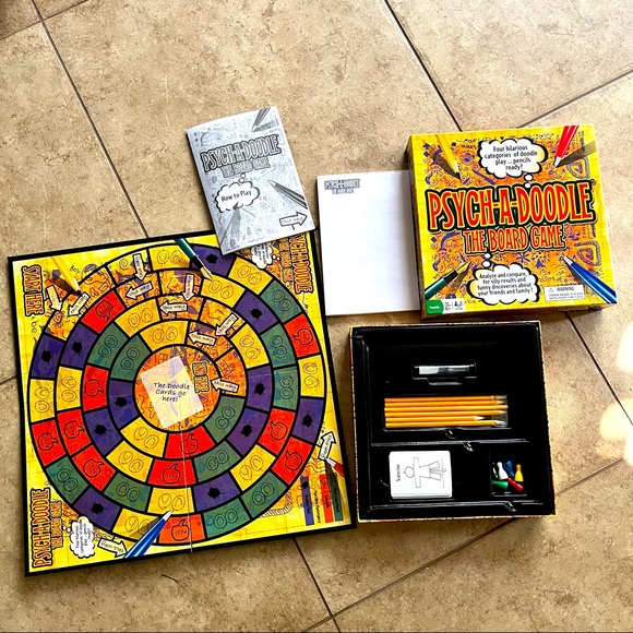Psych-a-doodle the board game. Family game night. Complete with ALL pieces! - Picture 1 of 7
